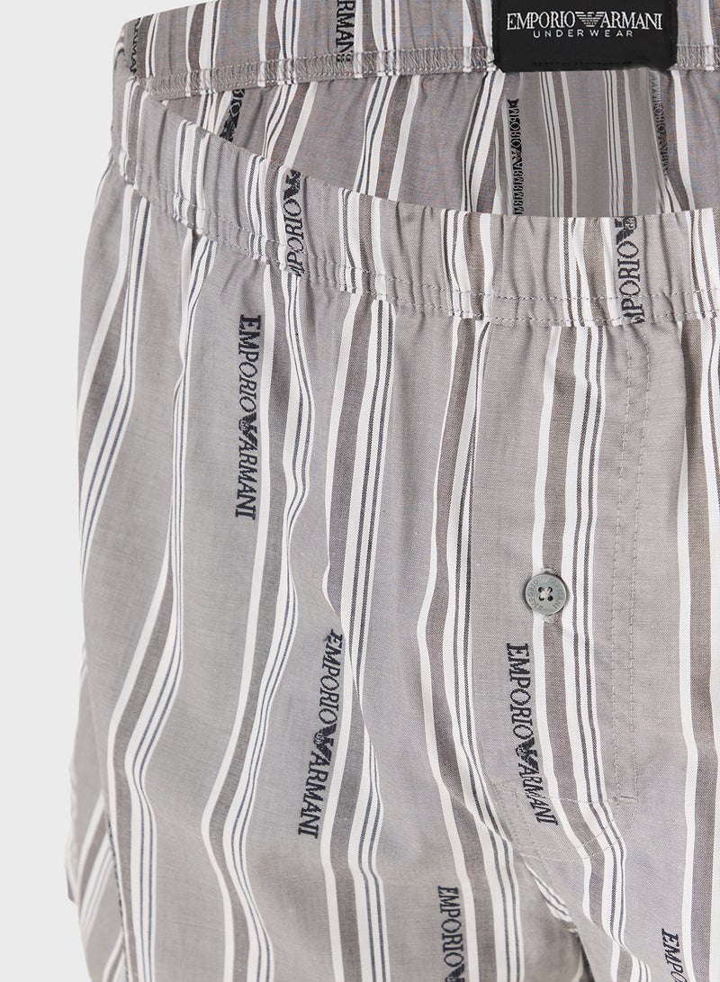 EMPORIO ARMANI Casual Stripe Boxers - Image 3