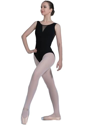 Dance Favourite Black Hollow Out Leotards for Women and Girls Gymnastics 01D0152 (M) - Image 4