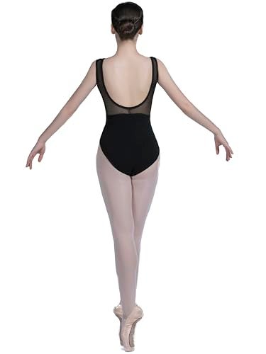 Dance Favourite Black Hollow Out Leotards for Women and Girls Gymnastics 01D0152 (M) - Image 5