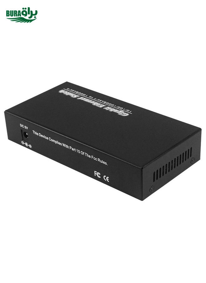 BURAQ 2 x 10/100/1000 RJ45 Port & 4 x 1000M SFP Port Fiber Optic Switch  - Image 2