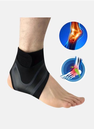 Black ankle strap