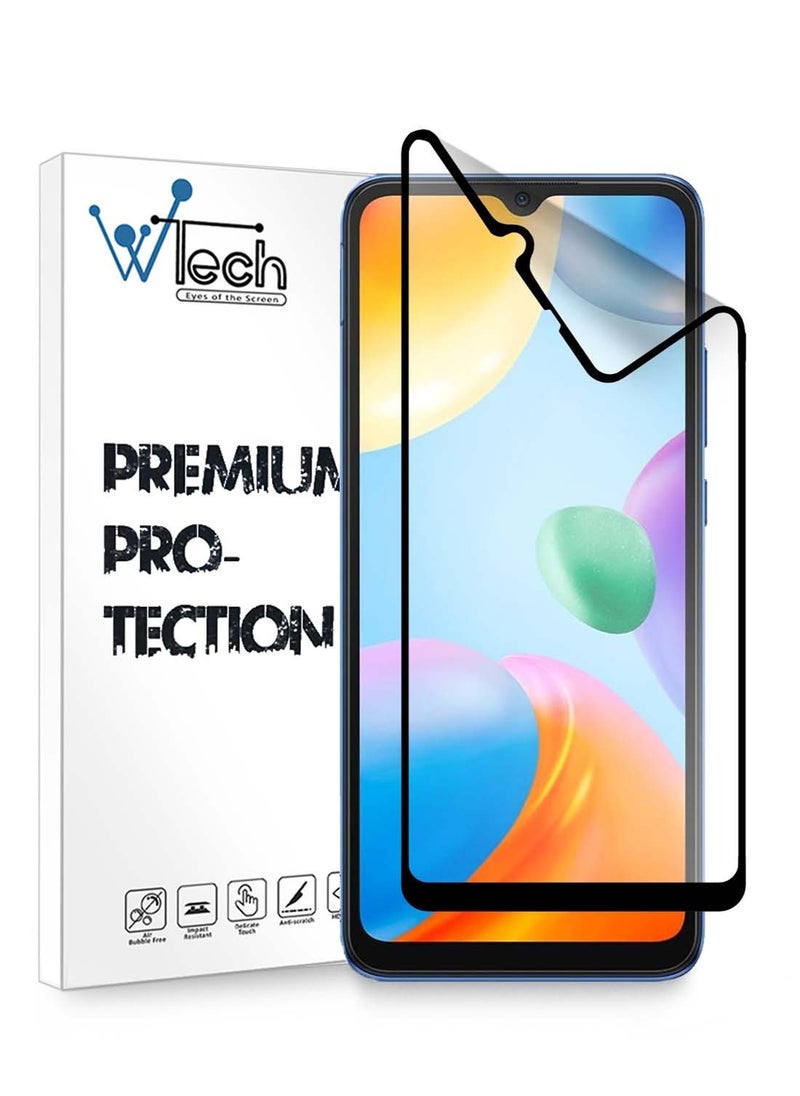 Wtech Xiaomi Redmi 14C 4G 2024 9D Matte Ceramics Full Coverage Screen Protector (MSCNMN) - Clear/Black  - Image 1