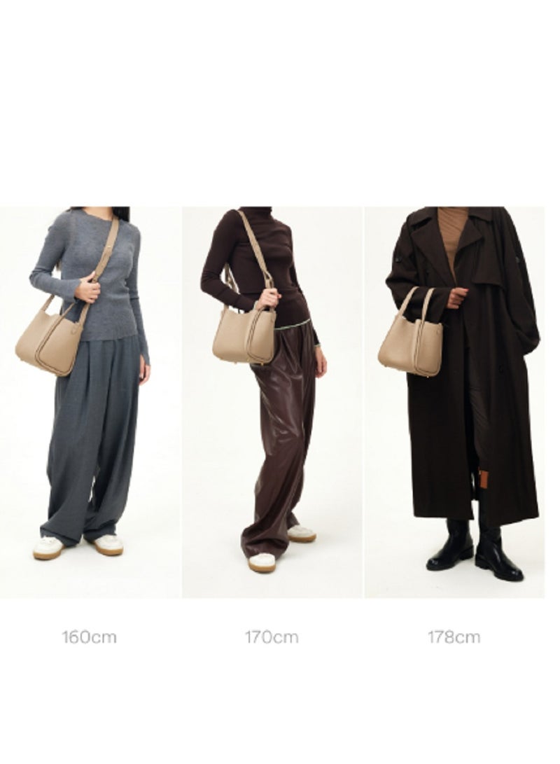 سونغمونت Yuanbao bag medium vegetable basket designer hand-held crossbody bag - Image 5