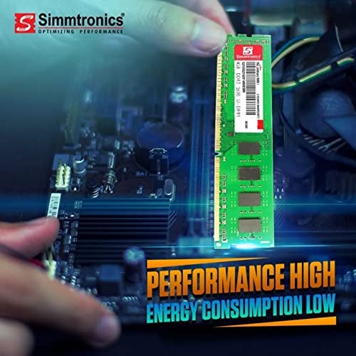 Simmtronics 4GB DDR3 Ram for Desktop with 3 Years Warranty (1600 Mhz) Green - Image 3