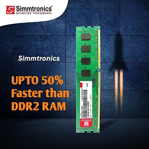 Simmtronics 4GB DDR3 Ram for Desktop with 3 Years Warranty (1600 Mhz) Green - Image 4