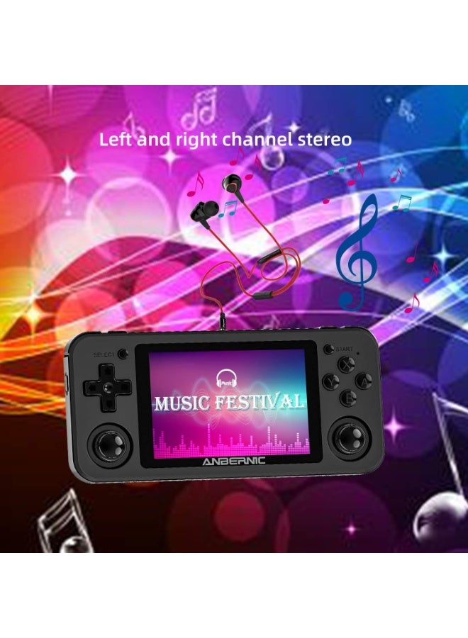 ANBERNIC  وحدة تحكم الألعاب المحمولة RG351P – شاشة IPS بحجم 3.5 بوصة، نظام لينكس مفتوح المصدر، معالج RK3326 بسرعة 1.5GHz، بطارية 3500mAh، أكثر من 2500 لعبة كلاسيكية، تدعم PSP/N64/PS1 – جهاز ألعاب محمول - Image 4