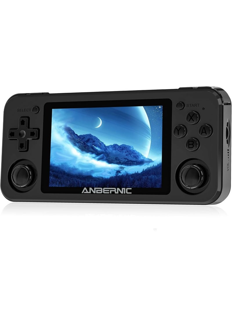 ANBERNIC  وحدة تحكم الألعاب المحمولة RG351P – شاشة IPS بحجم 3.5 بوصة، نظام لينكس مفتوح المصدر، معالج RK3326 بسرعة 1.5GHz، بطارية 3500mAh، أكثر من 2500 لعبة كلاسيكية، تدعم PSP/N64/PS1 – جهاز ألعاب محمول - Image 1