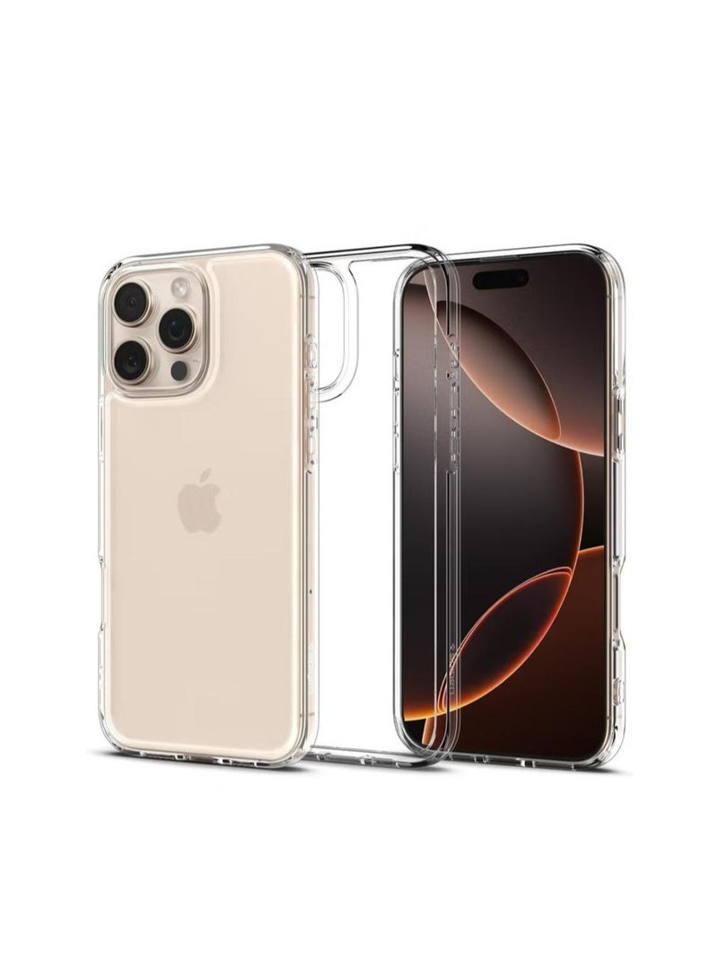 Spigen Ultra Hybrid iPhone 16 Pro Max Case Cover (2024) - Crystal Clear - Image 1