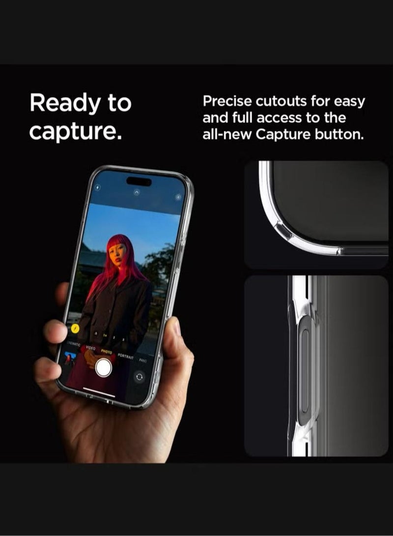 Spigen Ultra Hybrid iPhone 16 Pro Max Case Cover (2024) - Crystal Clear - Image 4