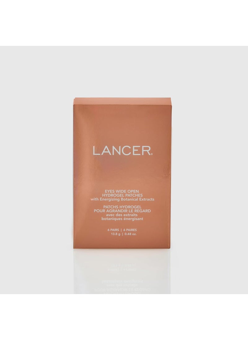 lancer Lancer Skincare Hydrogel Under Eye Patches with Energizing Botanical Extracts Gel Eye Patches for Under Eye Revitalization 12 Patches 