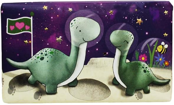 the english soap company The English Soap Company Mythical Wonderful Collection Dinosaur Soap Bar 200g - Image 1