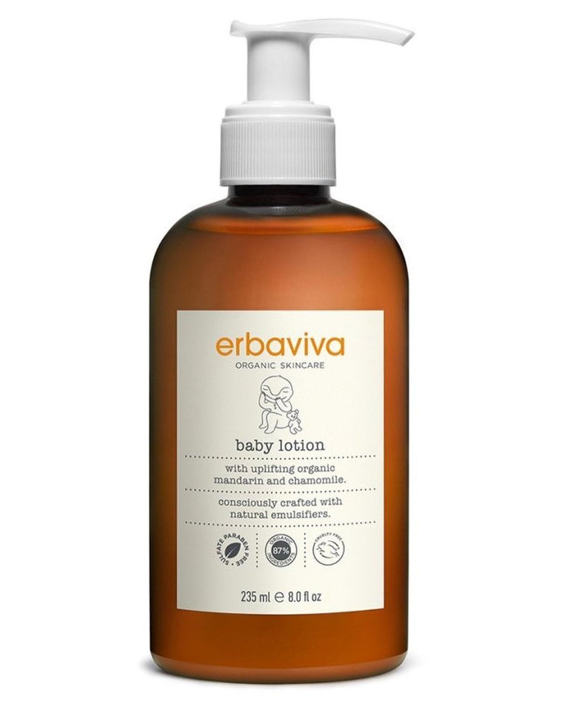erbaviva Organic Baby Lotion, 8 Fl Oz - Image 1