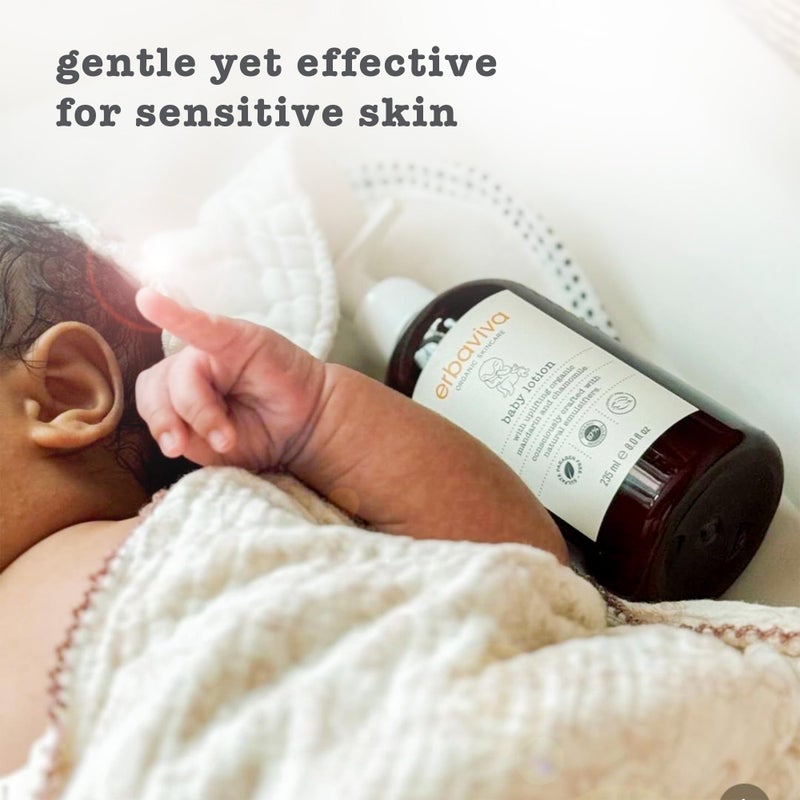 erbaviva Organic Baby Lotion, 8 Fl Oz - Image 5