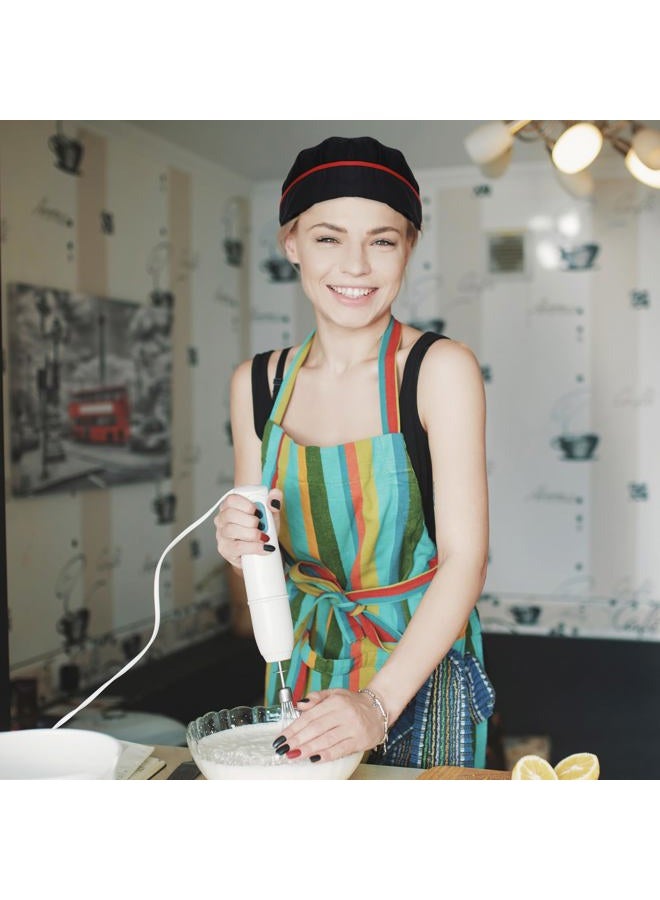 Fyntave 3 Pcs Adjustable Chef Hat Reusable Kitchen Cooking Hat Food Service Mesh Cap Cooking Chef Hair Nets Restaurant Beanie - Image 4