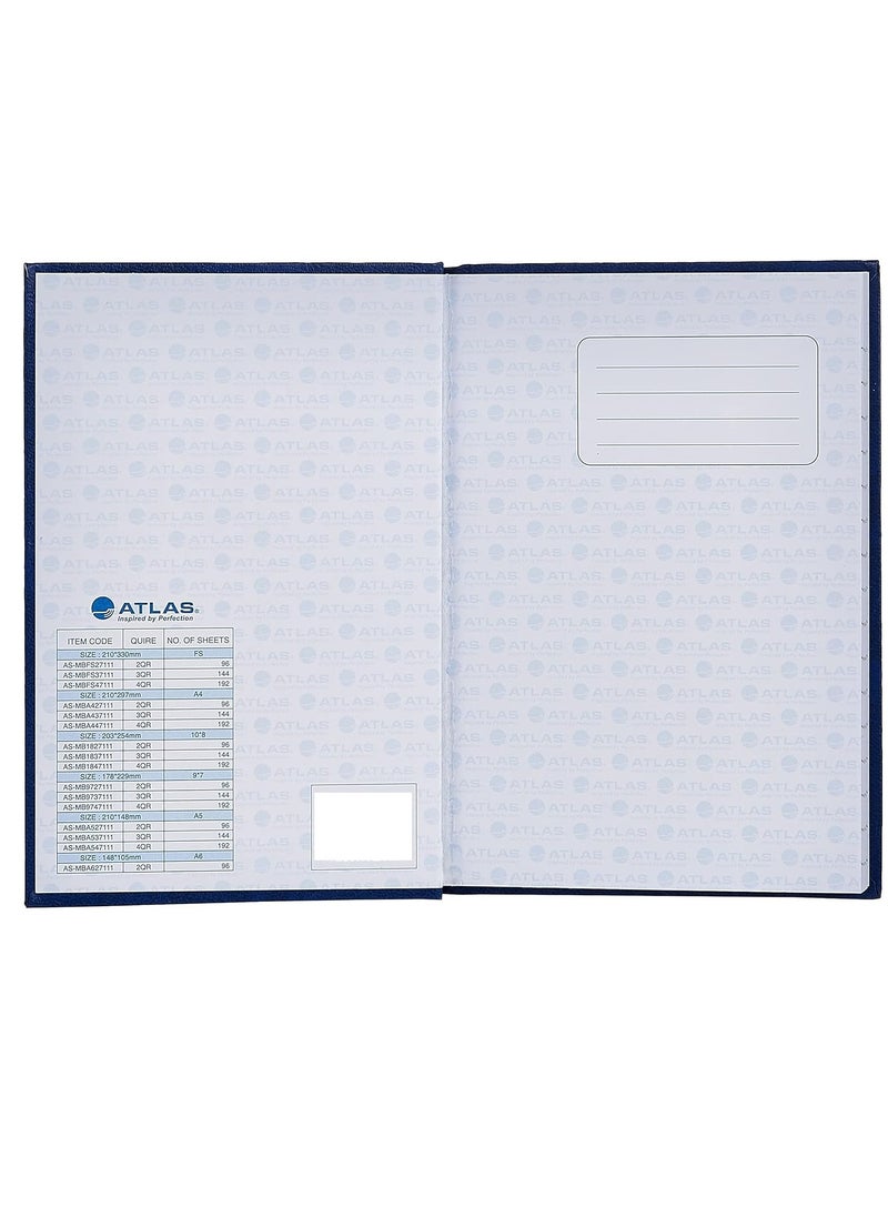ATLAS 9x7 Inch Size Manuscript Lined Register Book 192 Pages  - Image 3