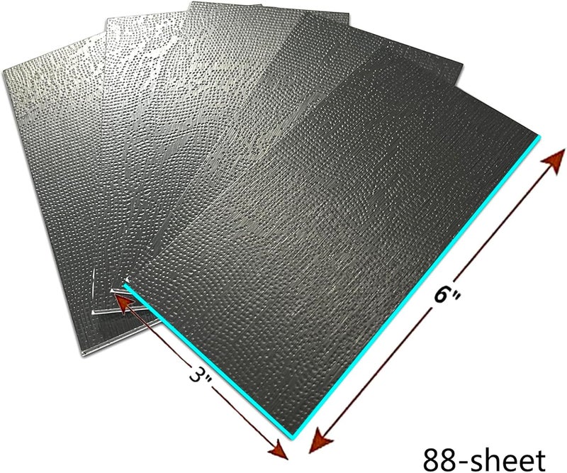 weimeisc 88-Piece Peel and Stick Backsplash Tile, PVC Aluminum Brushed Metal Silver Self Adhesive Tile for Kitchen, Bathroom,Laundry Room, Stair Riser Decal (Grey) - Image 2