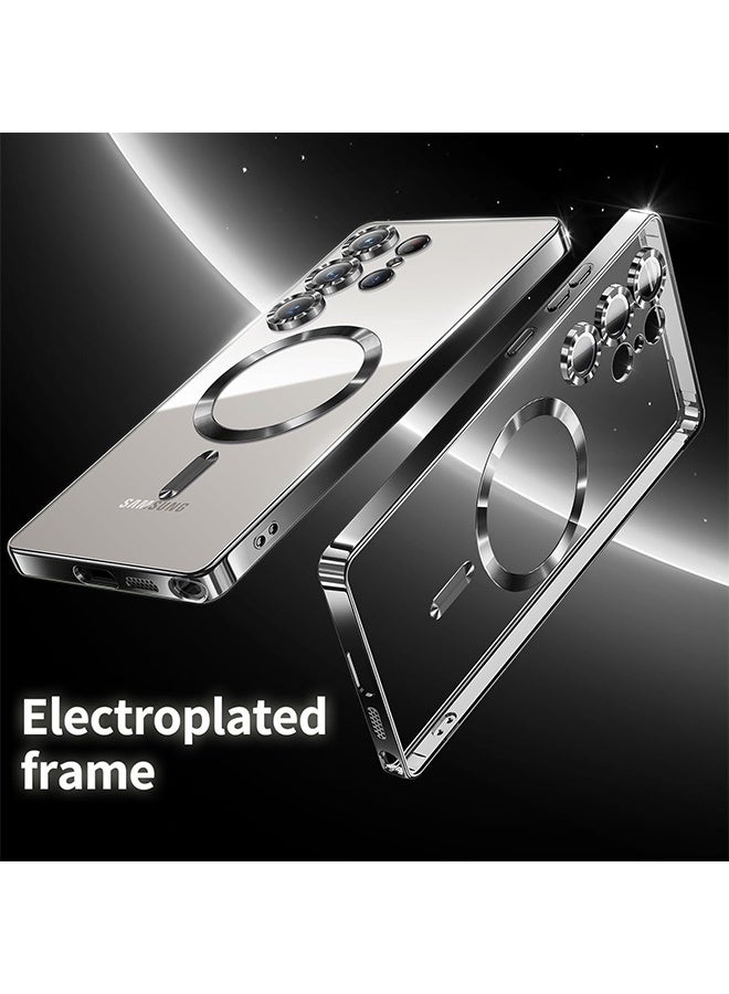 Compatible with Samsung Galaxy S25 Ultra Case (Only). Magnetic Cover for S25 Ultra. Glossy Slim Thin Soft Case for Galaxy S25 Ultra 6.9 inch. Compatible with MagSafe (Black) - Image 5