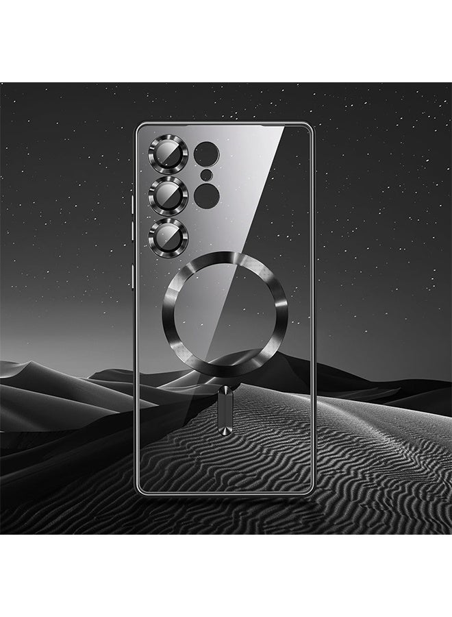 Compatible with Samsung Galaxy S25 Ultra Case (Only). Magnetic Cover for S25 Ultra. Glossy Slim Thin Soft Case for Galaxy S25 Ultra 6.9 inch. Compatible with MagSafe (Black) - Image 2