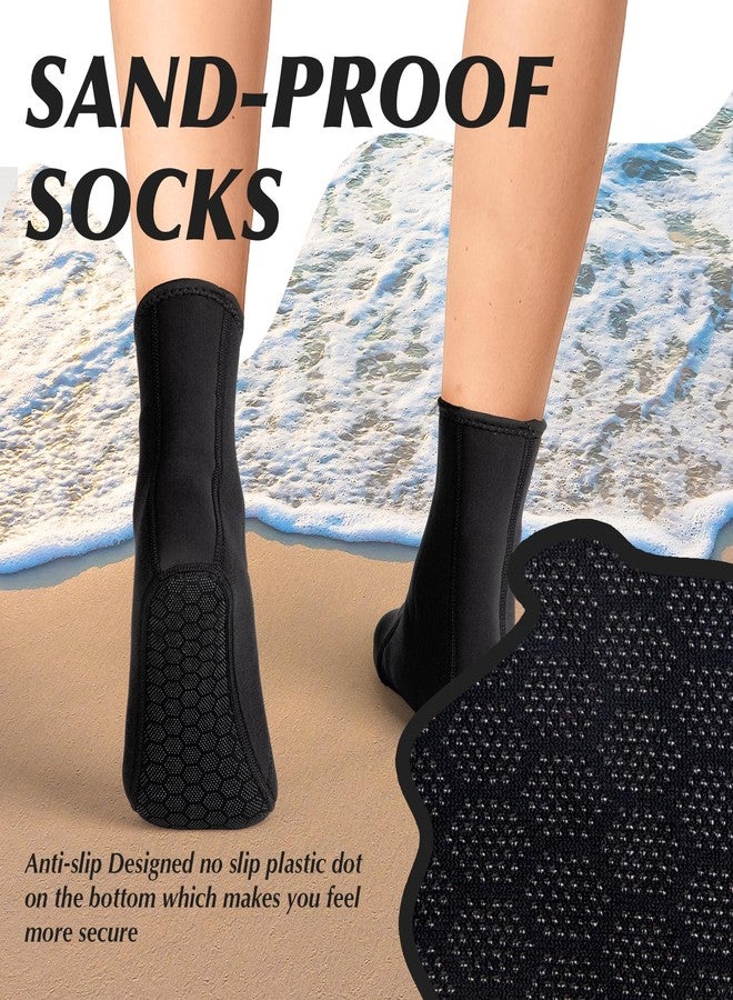 Yakevo Neoprene socks, Water Socks 3 mm Diving Socks Booties for Outdoor Water Sports - Image 2