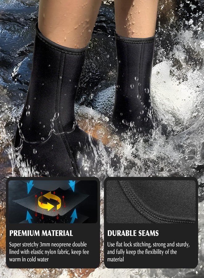 Yakevo Neoprene socks, Water Socks 3 mm Diving Socks Booties for Outdoor Water Sports - Image 5
