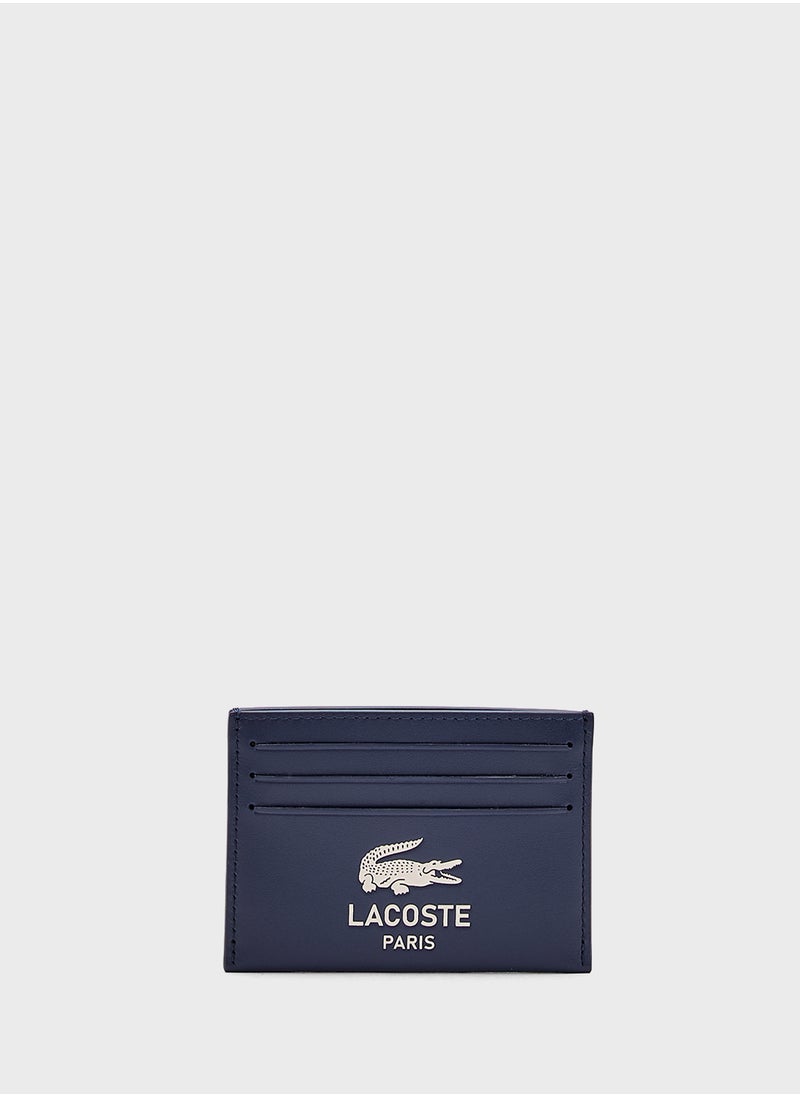 LACOSTE Monogram Multi Slot Card Holder  - Image 1