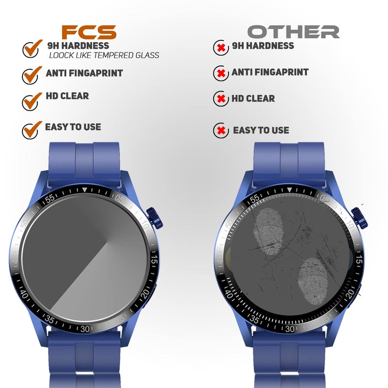 FCS Pack of 5 screen guard for Casio Watch-AE-1200WH-1AVDF (D097) | Edge to Edge Coverage | 0.33mm Anti Shock Screen Protector (5) - Image 4