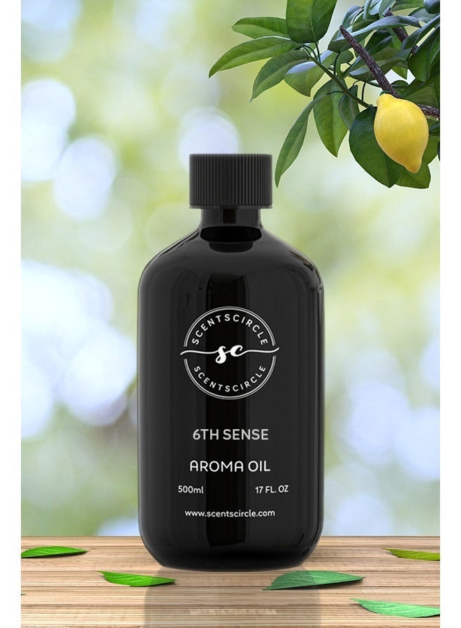 Scentscircle 6th Sense Fragrance Oil 500ml - Premium Scent Refill for Aroma Diffusers, Essential Oil for Home, Office, Gym & Living Room - Image 1