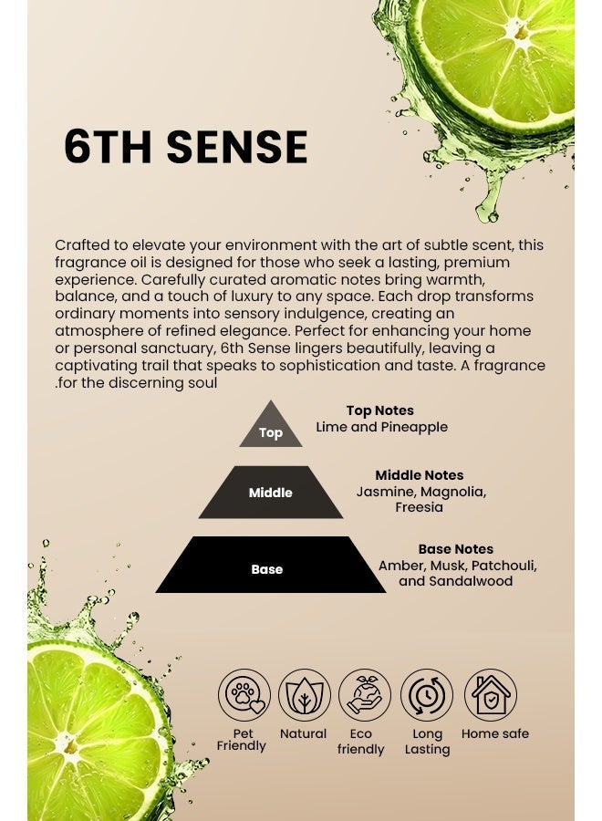 Scentscircle 6th Sense Fragrance Oil 500ml - Premium Scent Refill for Aroma Diffusers, Essential Oil for Home, Office, Gym & Living Room - Image 2
