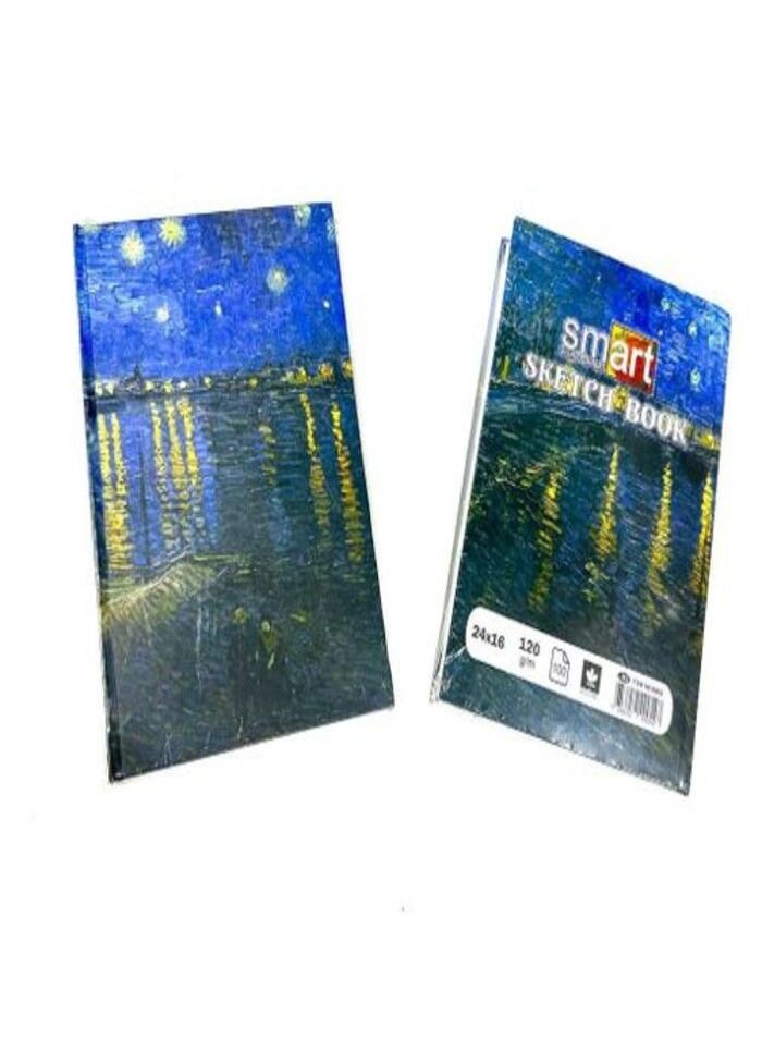 Van Gogh Sketchbook Van Gogh Shapes - 100Sheets - Size A5 ( 24 X 16 ) - 120 GM - 1pcs - White Paper