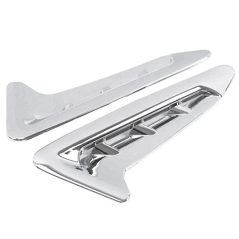 Side Fender Vent Cover: 2 Pcs Silver Durable Exterior Upgrade - Optimal Airflow Custom Fit Air Outlet for BMW X3 G01 2018-2021 Vehicle Exterior - Image 1