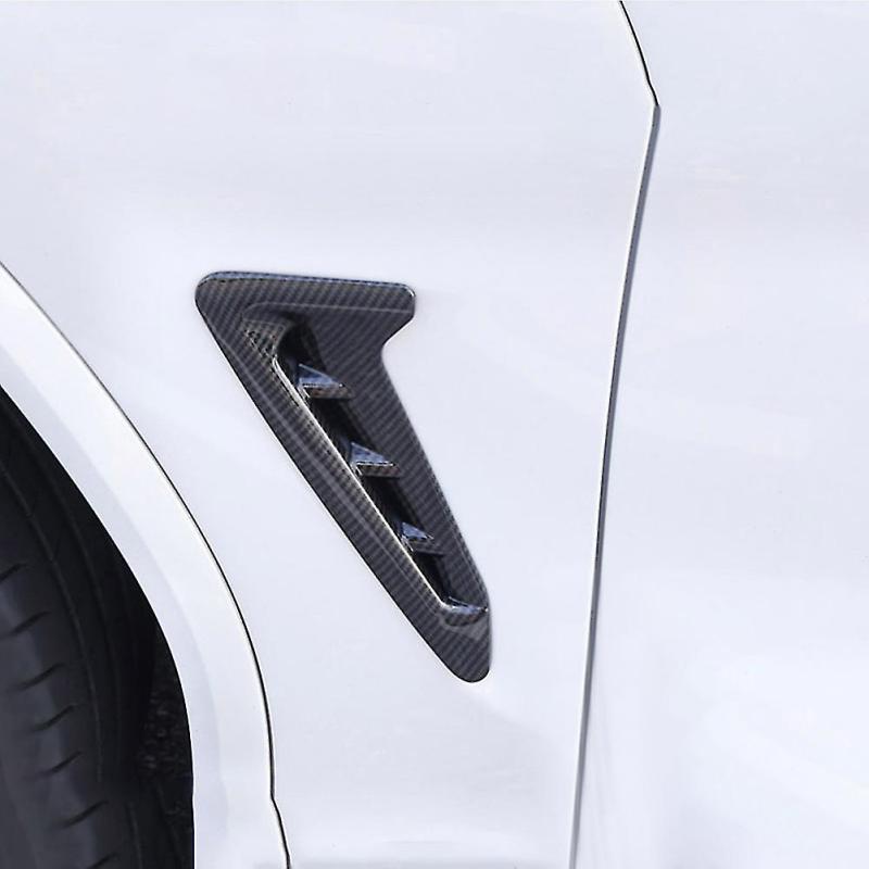 Side Fender Vent Cover: 2 Pcs Silver Durable Exterior Upgrade - Optimal Airflow Custom Fit Air Outlet for BMW X3 G01 2018-2021 Vehicle Exterior - Image 2