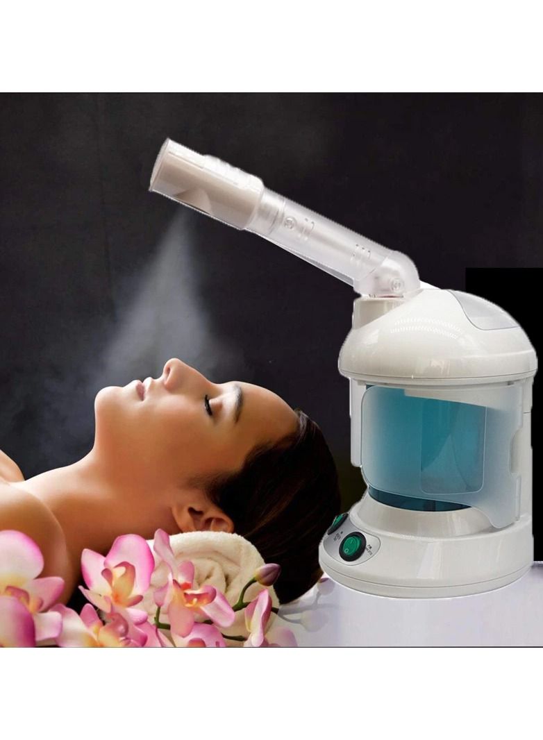 DubaiGallery Portable Home Use 2 in 1 Hot Mist Facial Steamer Humidifier Ozone Hair Facial Steamer Skin Care Facial Atomizer Multifunctional Tool - Image 3