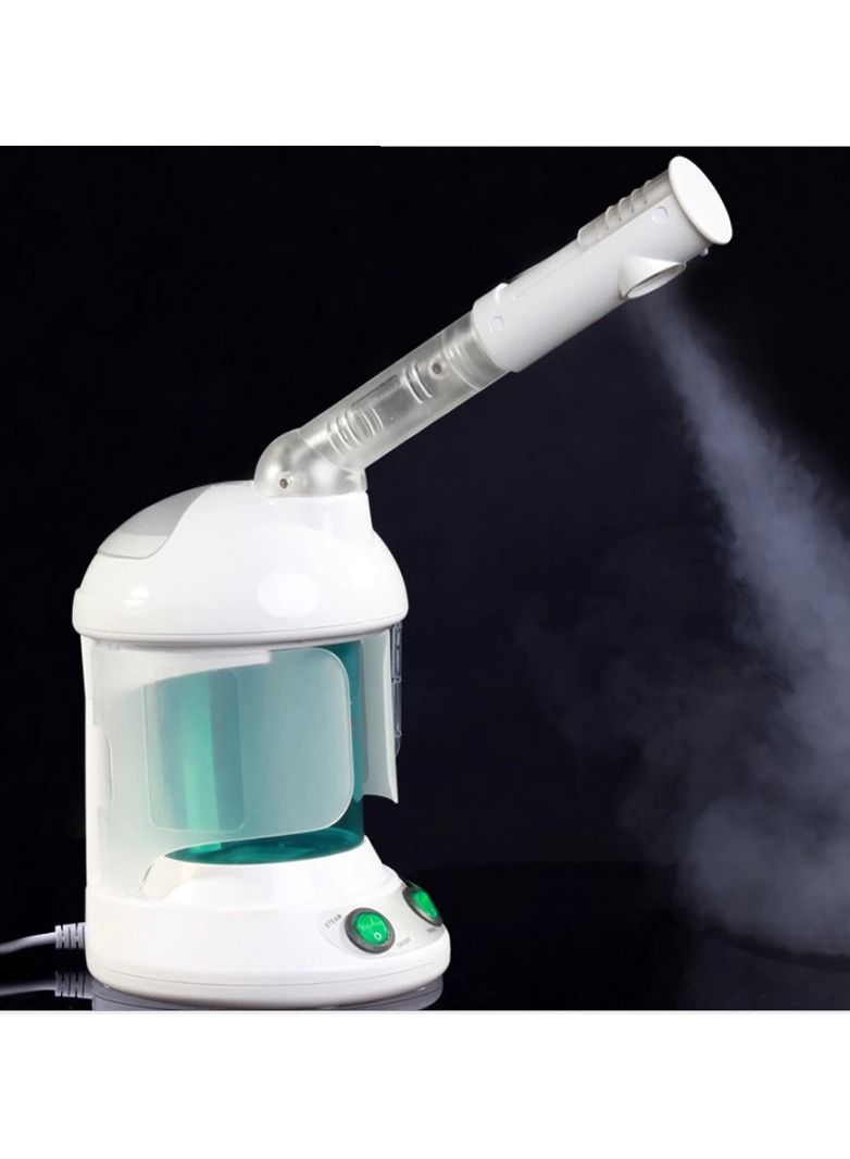 DubaiGallery Portable Home Use 2 in 1 Hot Mist Facial Steamer Humidifier Ozone Hair Facial Steamer Skin Care Facial Atomizer Multifunctional Tool - Image 4