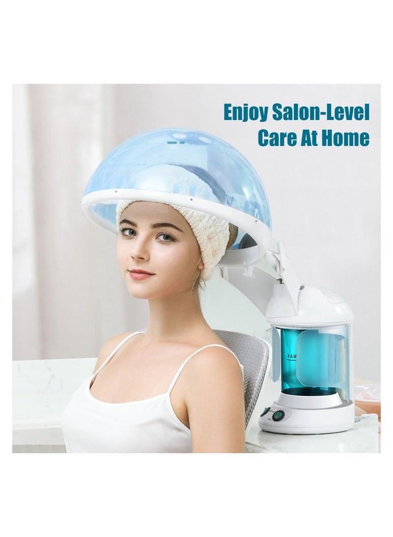 DubaiGallery Portable Home Use 2 in 1 Hot Mist Facial Steamer Humidifier Ozone Hair Facial Steamer Skin Care Facial Atomizer Multifunctional Tool - Image 1