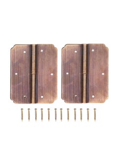 Thoraya 2Set Square Hinge 6cm Chinese Antique Cabinet Hinge Furniture Hardware Accessories  - Image 1