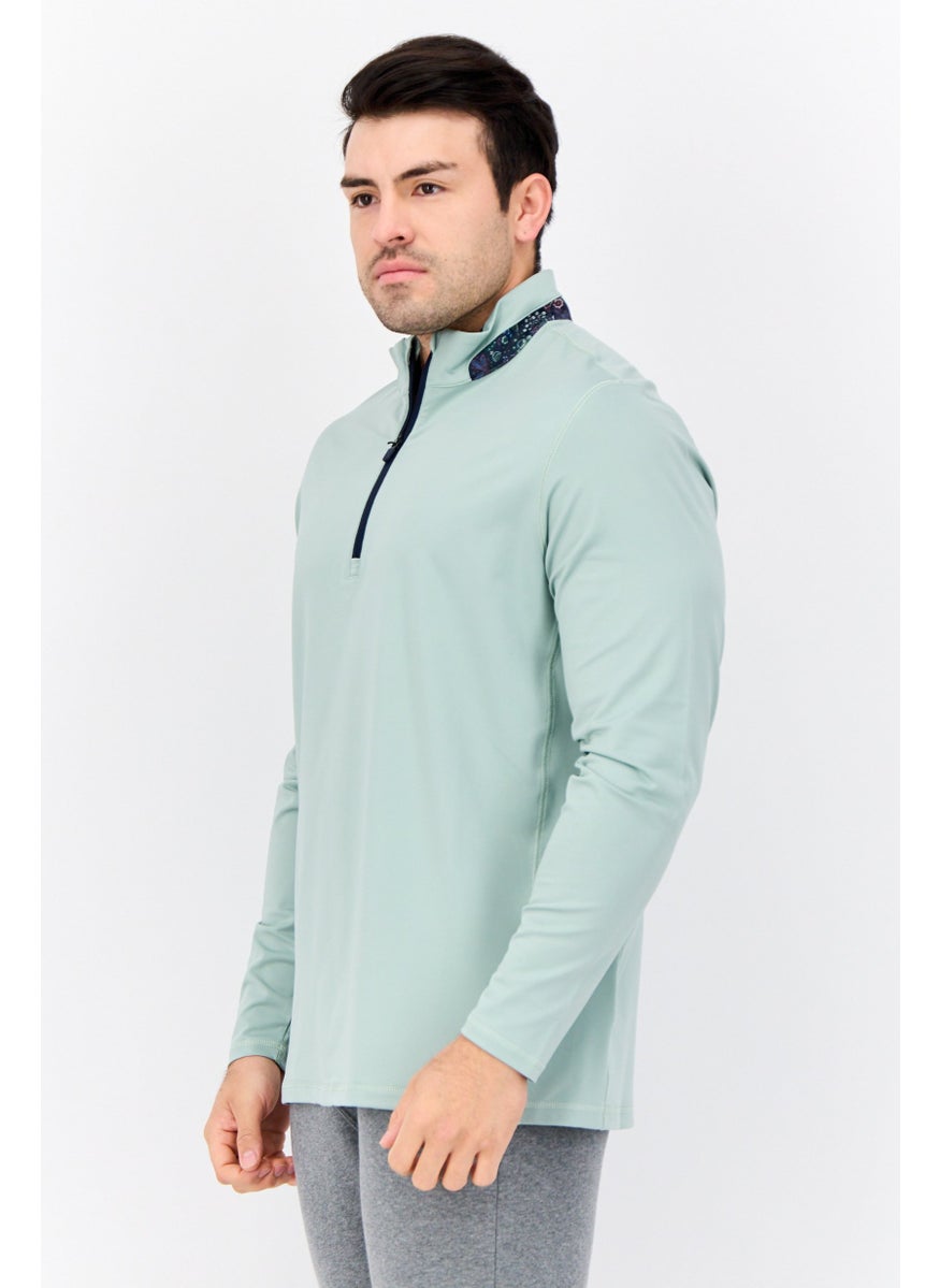 PUMA Puma x Liberty Men Sportswear Fit Long Sleeve Outdoor Sweatshirts, Sage Green  - Image 4