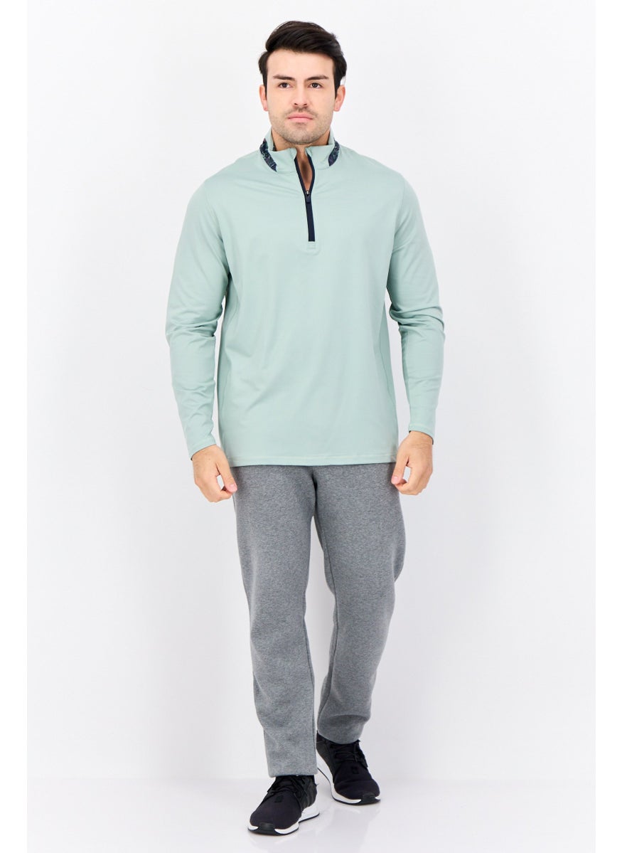 PUMA Puma x Liberty Men Sportswear Fit Long Sleeve Outdoor Sweatshirts, Sage Green  - Image 2