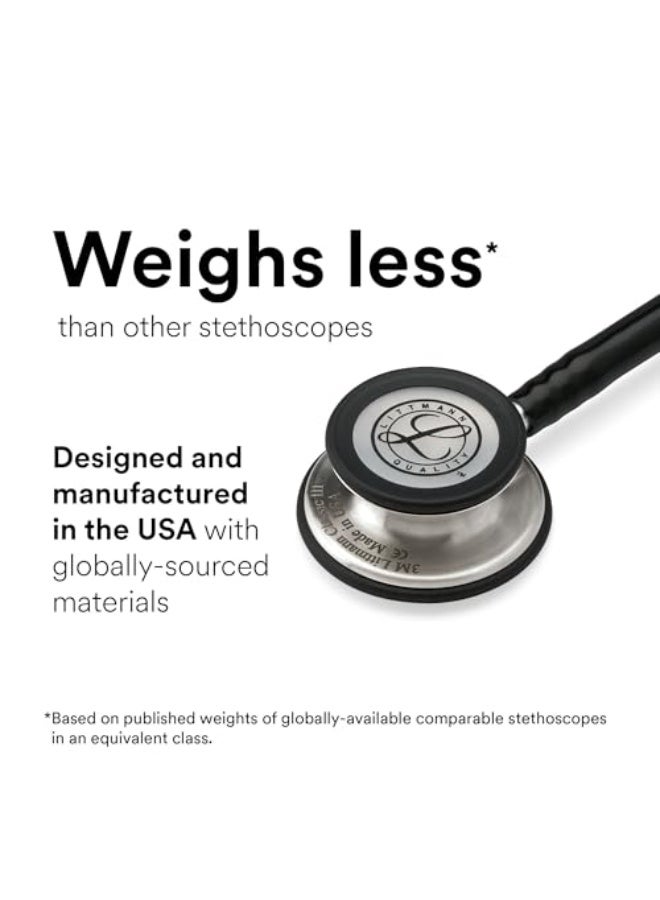 Littmann 3M Littmann 5620 Classic III Monitoring Stethoscope, 27 inch Size, Black - Image 5