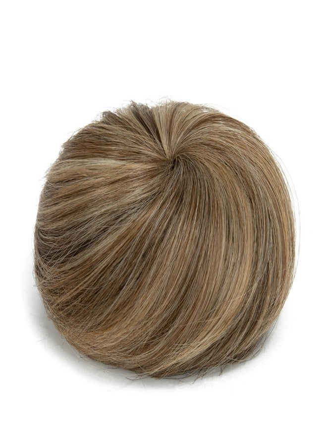 SARLA Hair Bun Extension Synthetic Drawstring Updo Fake Ballet Bun for Women Lady Donut Chignon Sandy Brunette - Image 2