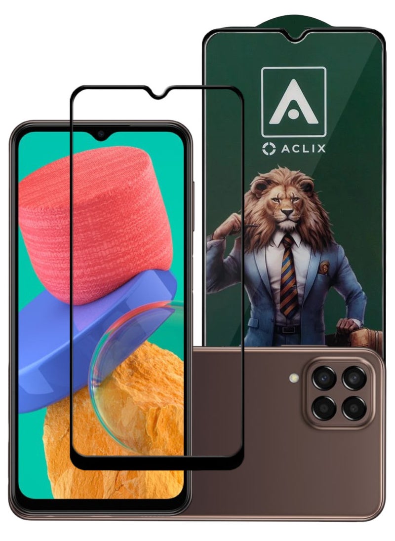 ACLIX Antistatic ESD Dustproof Premium Quality High Definition Tempered Glass Screen Protector Designed For Samsung Galaxy M33 - Image 1