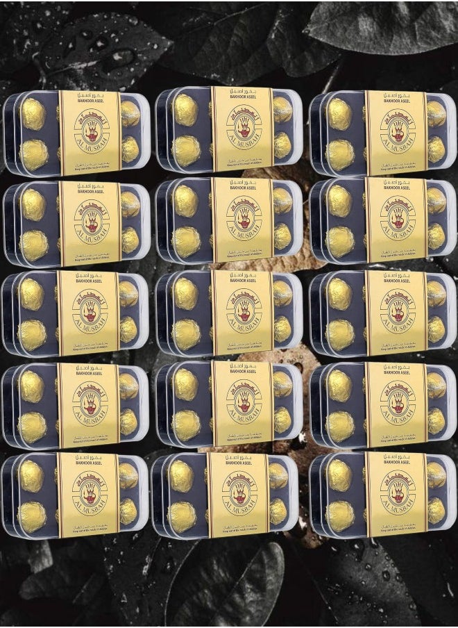 عطور المصباح 15 قطع المصباح بخور أصيل 40 جرام  - Image 1