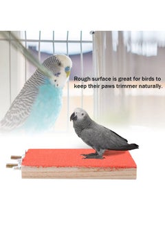 Hamiledyi 5 Pcs Parrot Perch Stand,Natural Wood Bird Perch Stand Platform Paw Grinding Sticks Cage Accessories Exercise Toys For Budgies Parakeets Cockatiels Conures Lovebirds  - Image 4