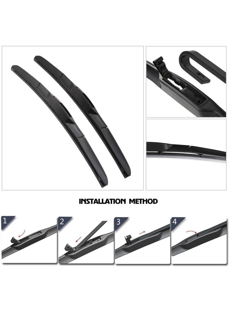 Elshafey front Windshield Wiper Blades for Mini cooper hatchback F56 F55 F57 2014-2017 - Image 2