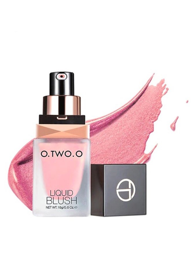 O.TWO.O Makeup Blush Cream Smooth Silky Blush Colors Long Lasting Natural Cheek Liquid Blush#04  - Image 1
