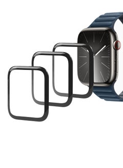 3 Pcs Screen Protectors Compatible with Apple Watch Series 9/8/7/Hermès 45mm Ultra-thin Protective Film Bubble Free Anti-Scratch, HD Clear, Waterproof Display Film for Apple Watch Accessories