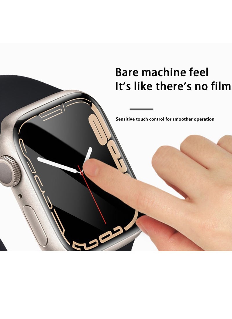 X-level - 3 Pcs Screen Protectors Compatible with Apple Watch Series 9/8/7/Hermès 45mm Ultra-thin Protective Film Bubble Free Anti-Scratch, HD Clear, Waterproof Display Film for Apple Watch Accessories - Image 1