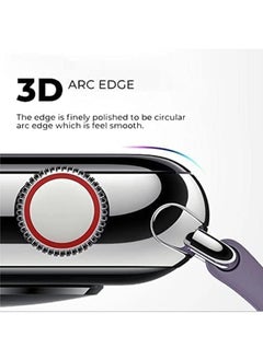 X-level 3 Pcs Screen Protectors Compatible with Apple Watch Series 9/8/7/Hermès 45mm Ultra-thin Protective Film Bubble Free Anti-Scratch, HD Clear, Waterproof Display Film for Apple Watch Accessories  - Image 2