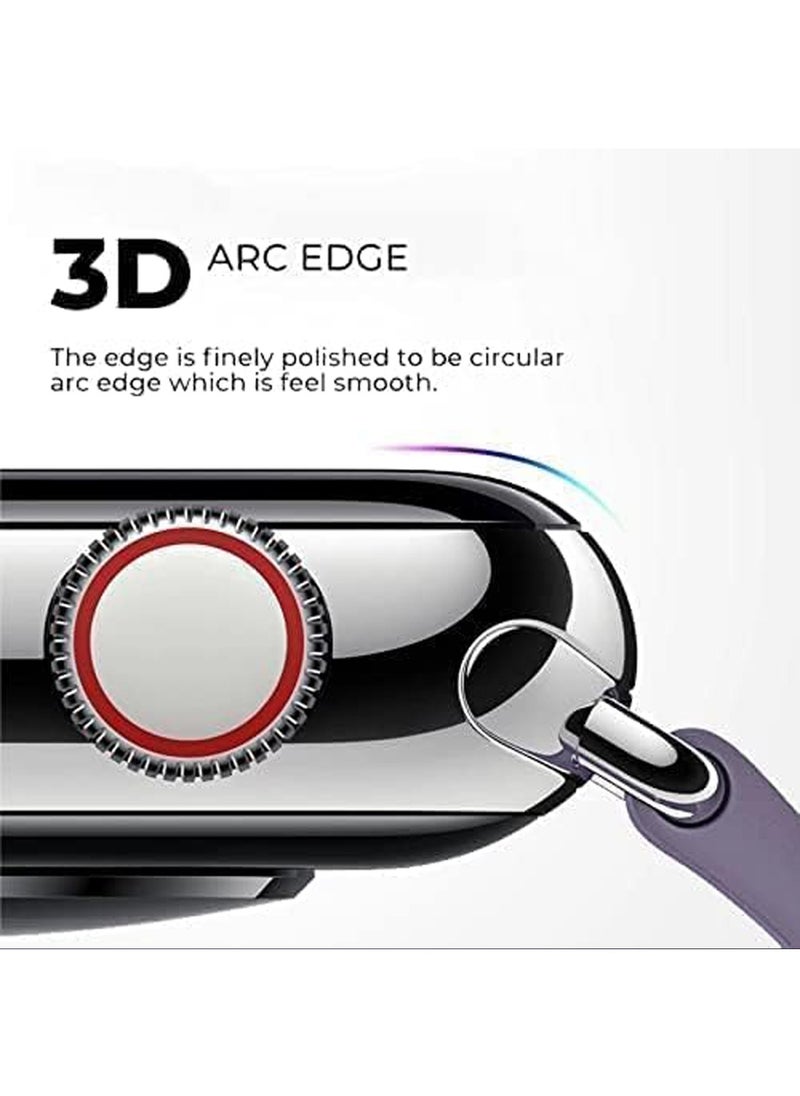 X-level - 3 Pcs Screen Protectors Compatible with Apple Watch Series 9/8/7/Hermès 45mm Ultra-thin Protective Film Bubble Free Anti-Scratch, HD Clear, Waterproof Display Film for Apple Watch Accessories - Image 1