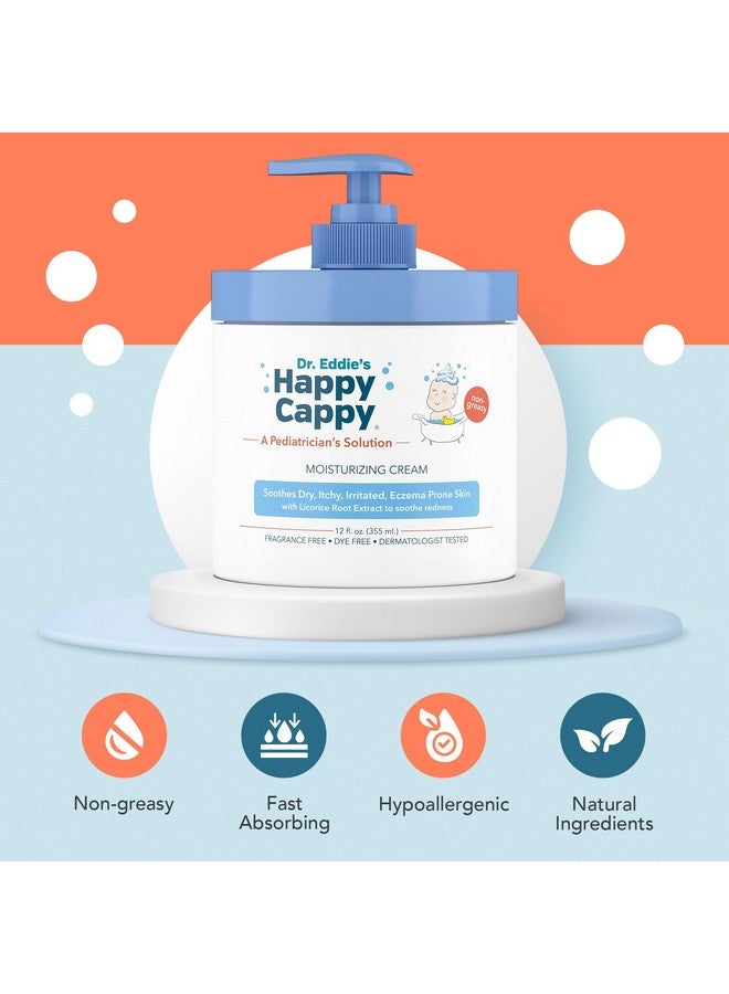 هابي كوبي لوشن مرطب للأطفال من دكتور إيدي، خالٍ من البارابين، لا يسبب الحساسية، خالٍ من الكبريتات، يلطف أكزيما البشرة الجافة ويقلل الاحمرار، 12 أونصة - Image 2