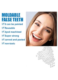 HaLunhi Dental Temporary Tooth Cap Crown Veneers Front Back Anterior and Molar Posterior Teeth with Tooth Repair Thermal Beads Cap Filler for Missing Broken Teeth (50 Pcs Front Teeth and 50 Pcs Back Teeth)  - Image 4
